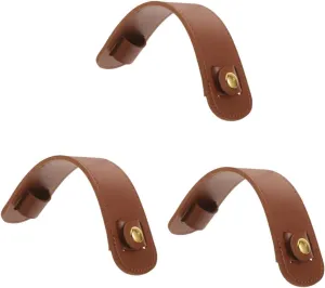 STOBOK 3pcs Shoulder Strap Cushion Shoulder Strap Pads for Bags Shoulder Pad for Tote Bag Backpack Accessories Shoulder Strap Buffer Pad Backpacking Pad Shoulder Bag Strap Pads, Brownx3pcs