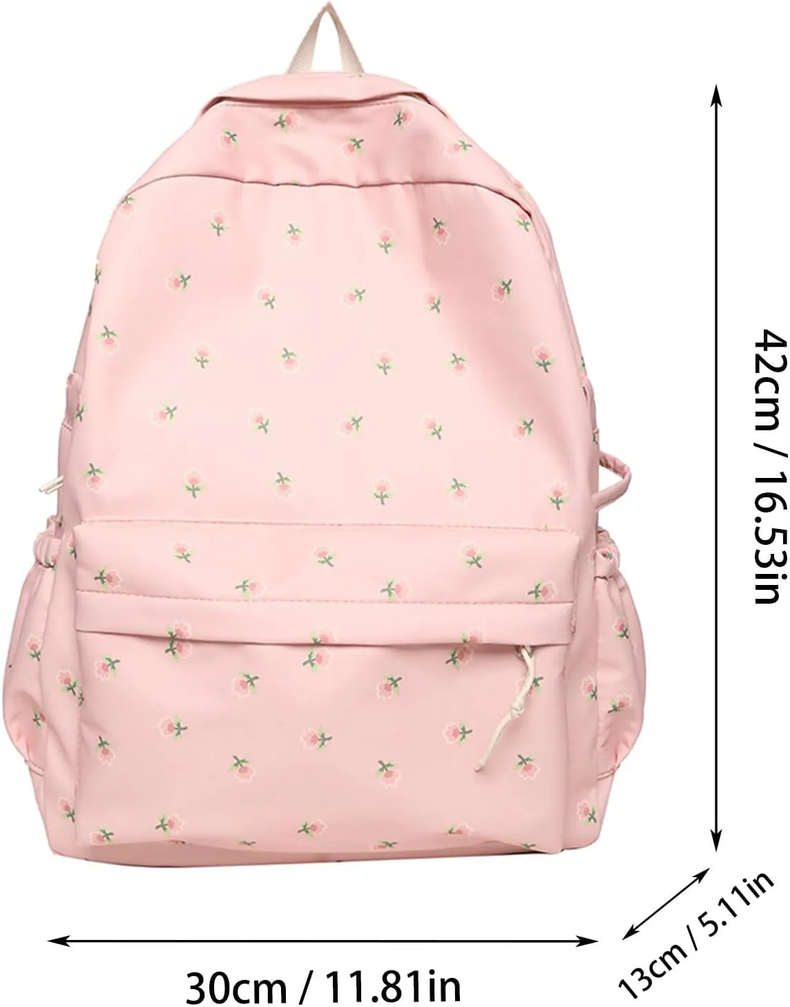 Student Backpack Fashionable New Pattern Fresh Flower Pattern Practical Large Capacity Conceal Carry Backpack (One Size)