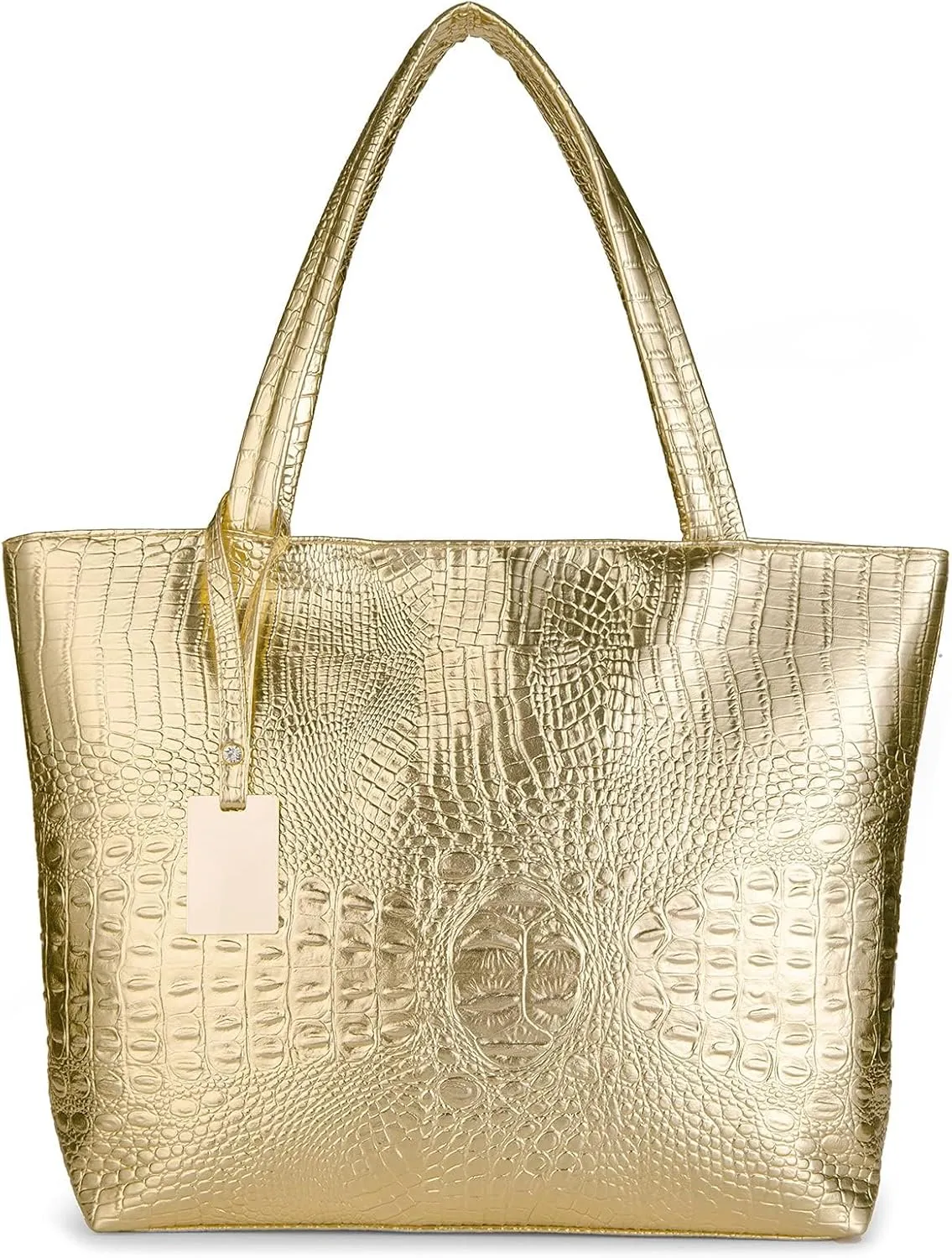 SUMGOGO Purse and Handbag for Women Crocodile Satchel Large Shoulder Tote Bag Wallets