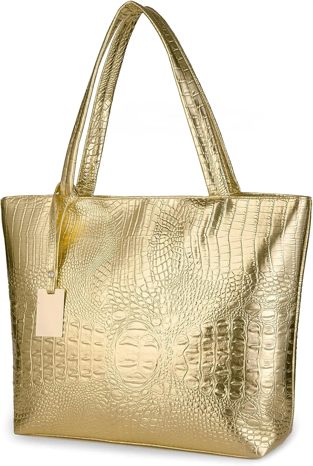 SUMGOGO Purse and Handbag for Women Crocodile Satchel Large Shoulder Tote Bag Wallets