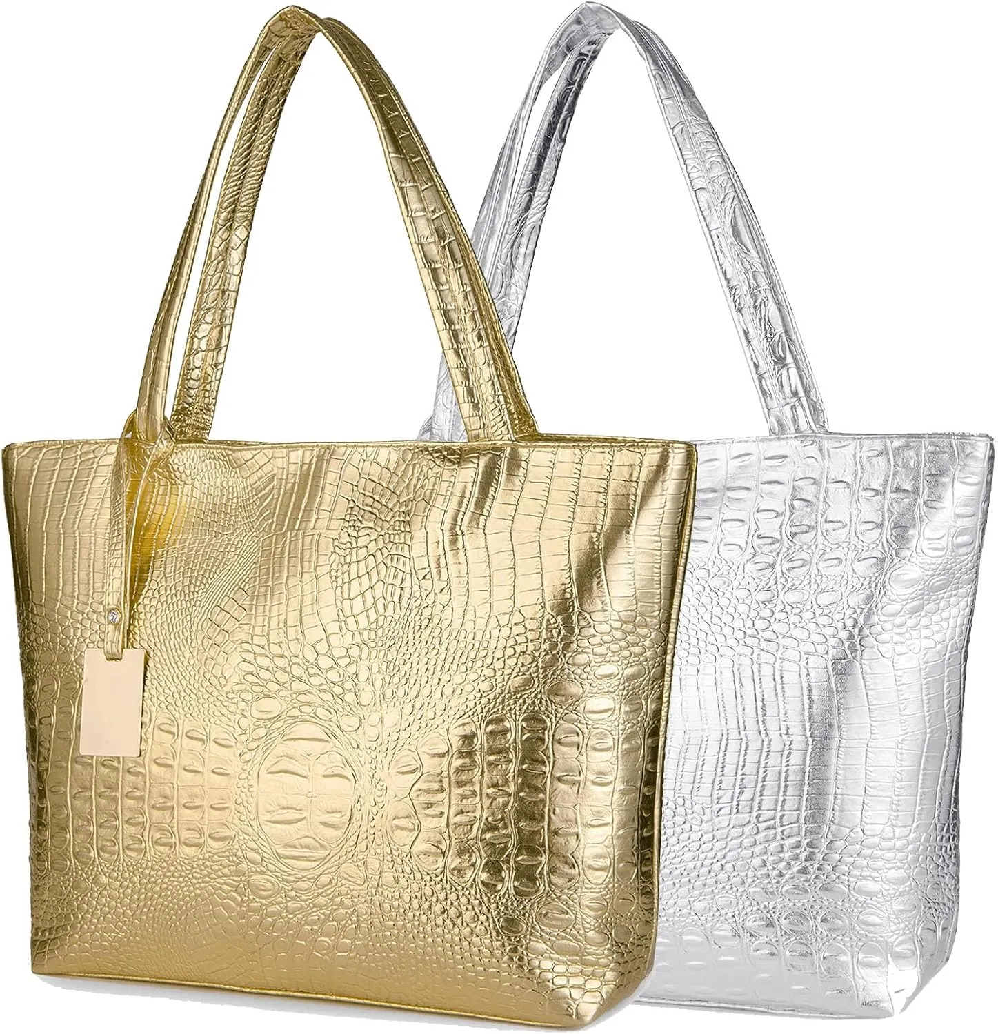 SUMGOGO Purse and Handbag for Women Crocodile Satchel Large Shoulder Tote Bag Wallets