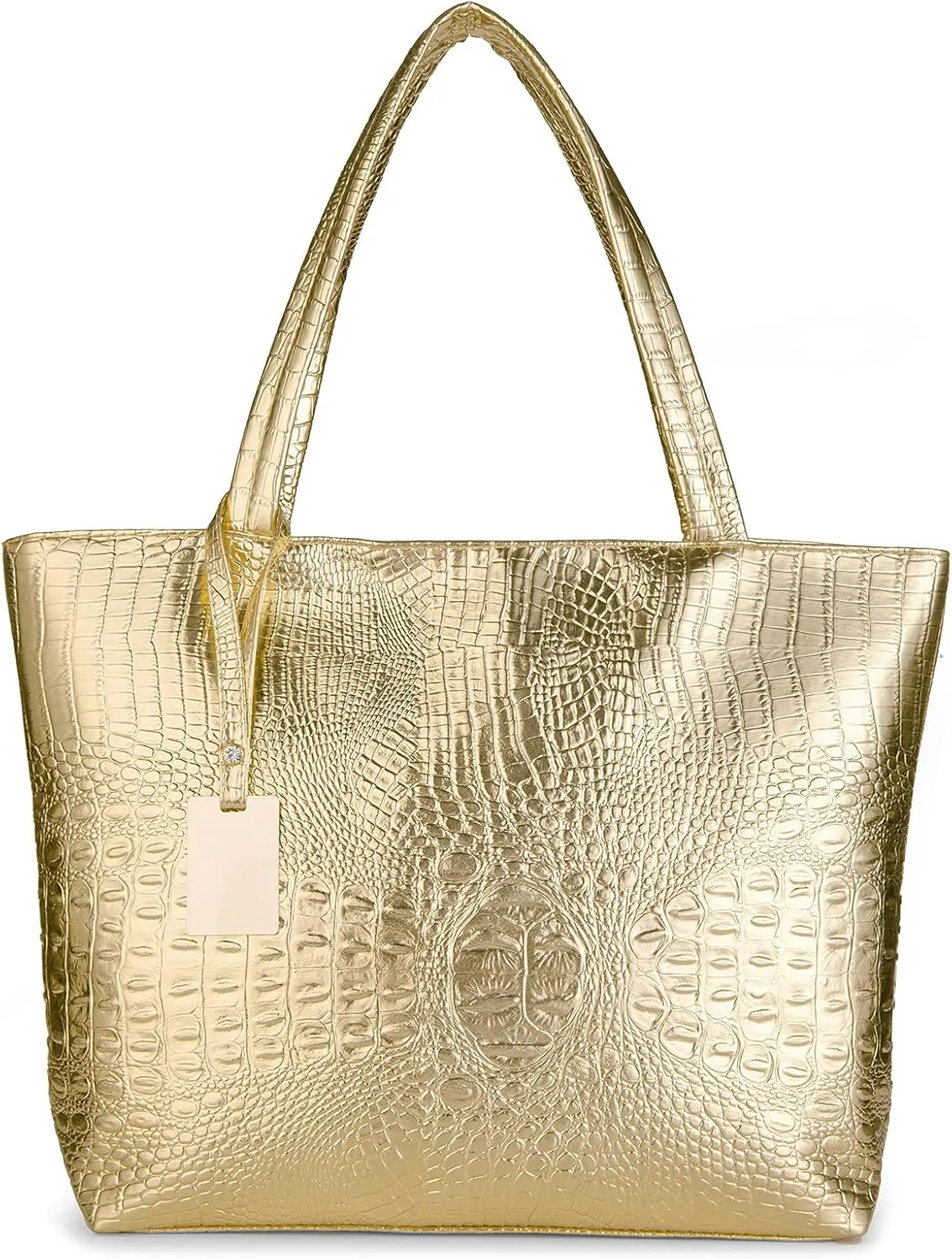 SUMGOGO Purse and Handbag for Women Crocodile Satchel Large Shoulder Tote Bag Wallets