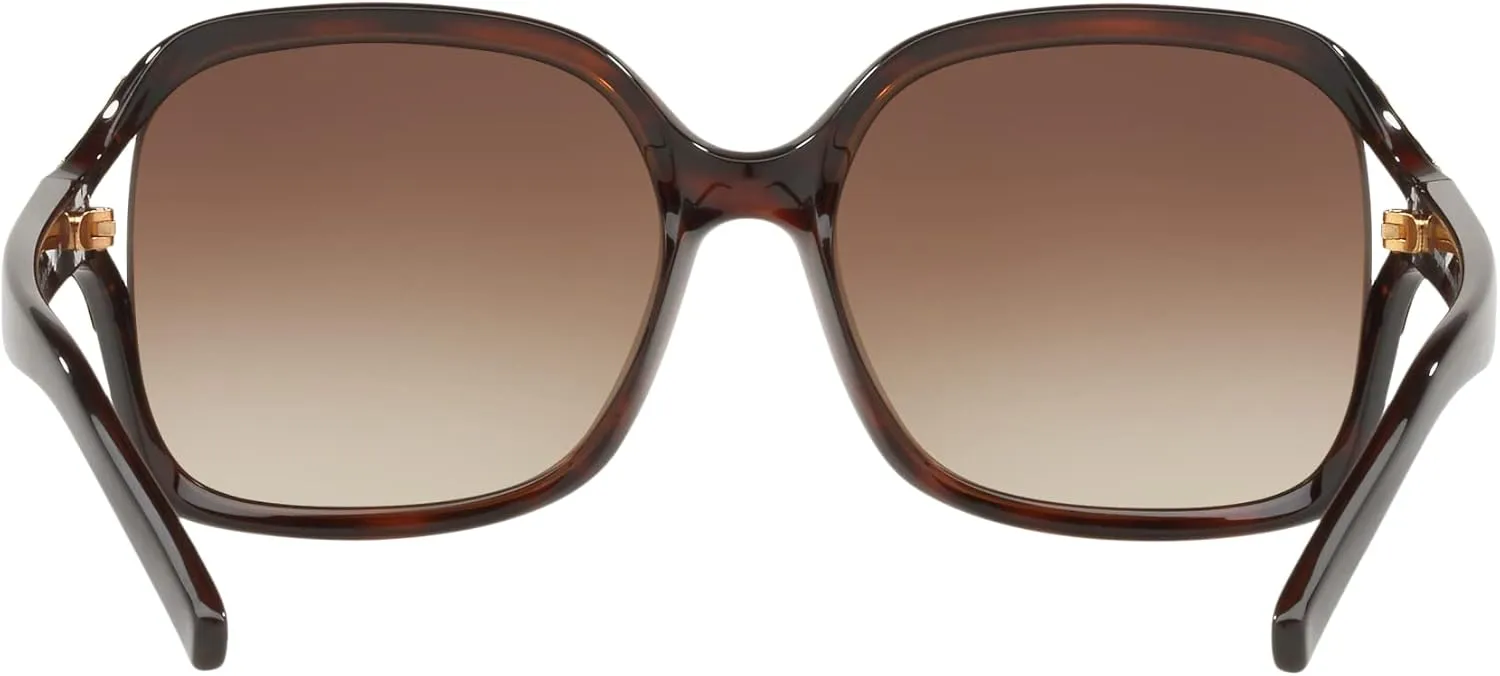 Sunglass Hut Collection Woman Sunglasses Black Frame, Polar Grey Gradient Lenses, 58MM