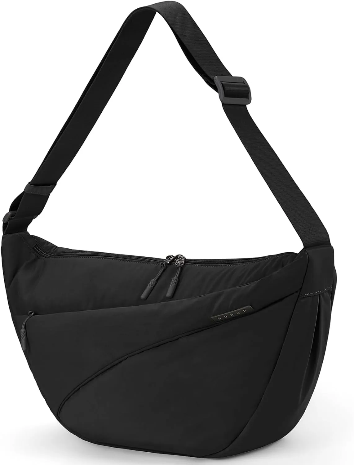 SUNUP Crossbody Bag for Women Men, Large Crescent Bag, Lightweight Sling Cross body Bags for Daily Use
