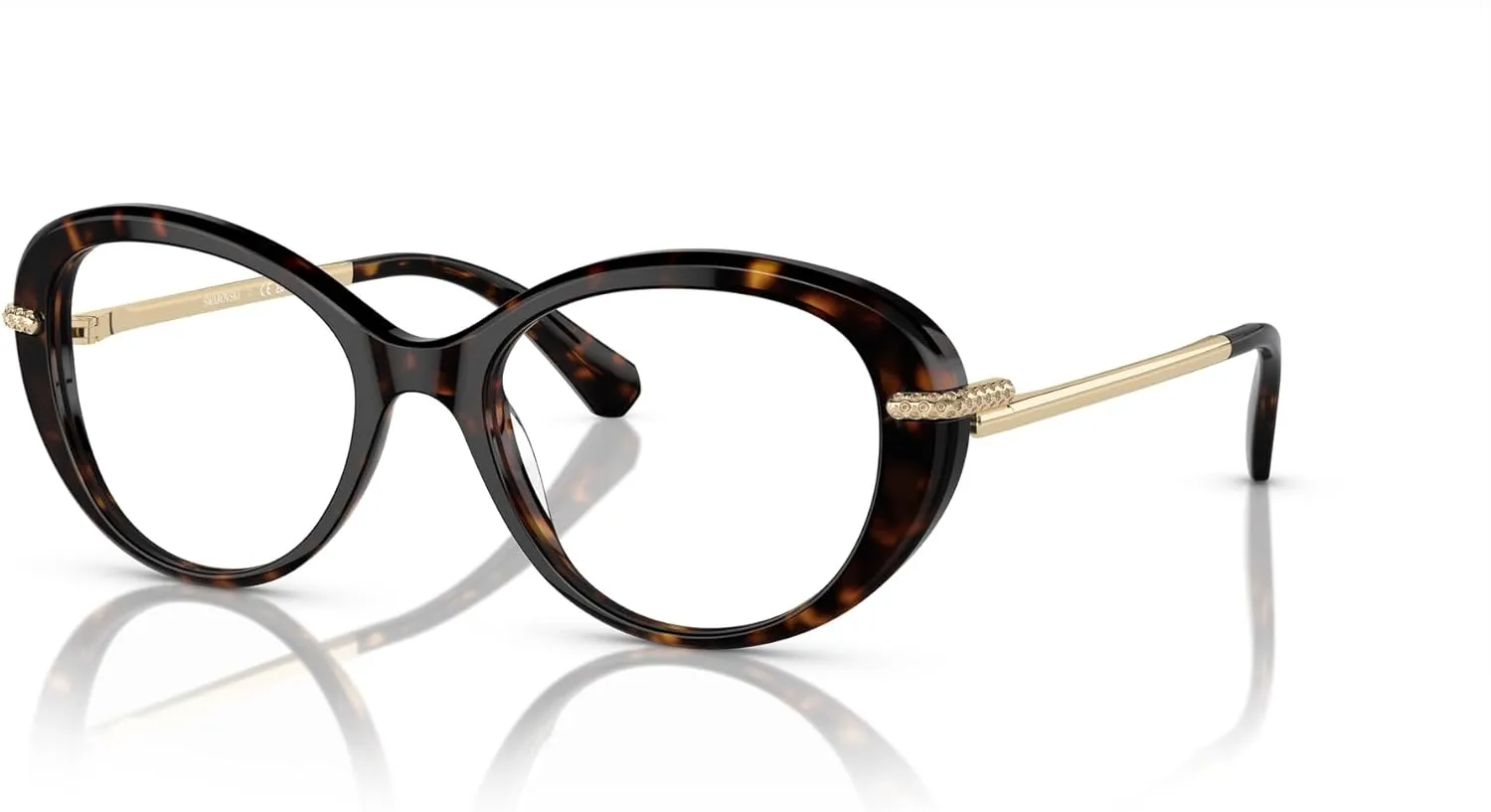 Swarovski Women's Sk2001 Oval Prescription Eyewear Frames