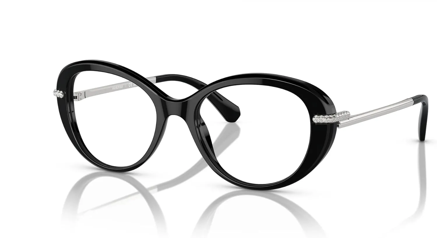 Swarovski Women's Sk2001 Oval Prescription Eyewear Frames