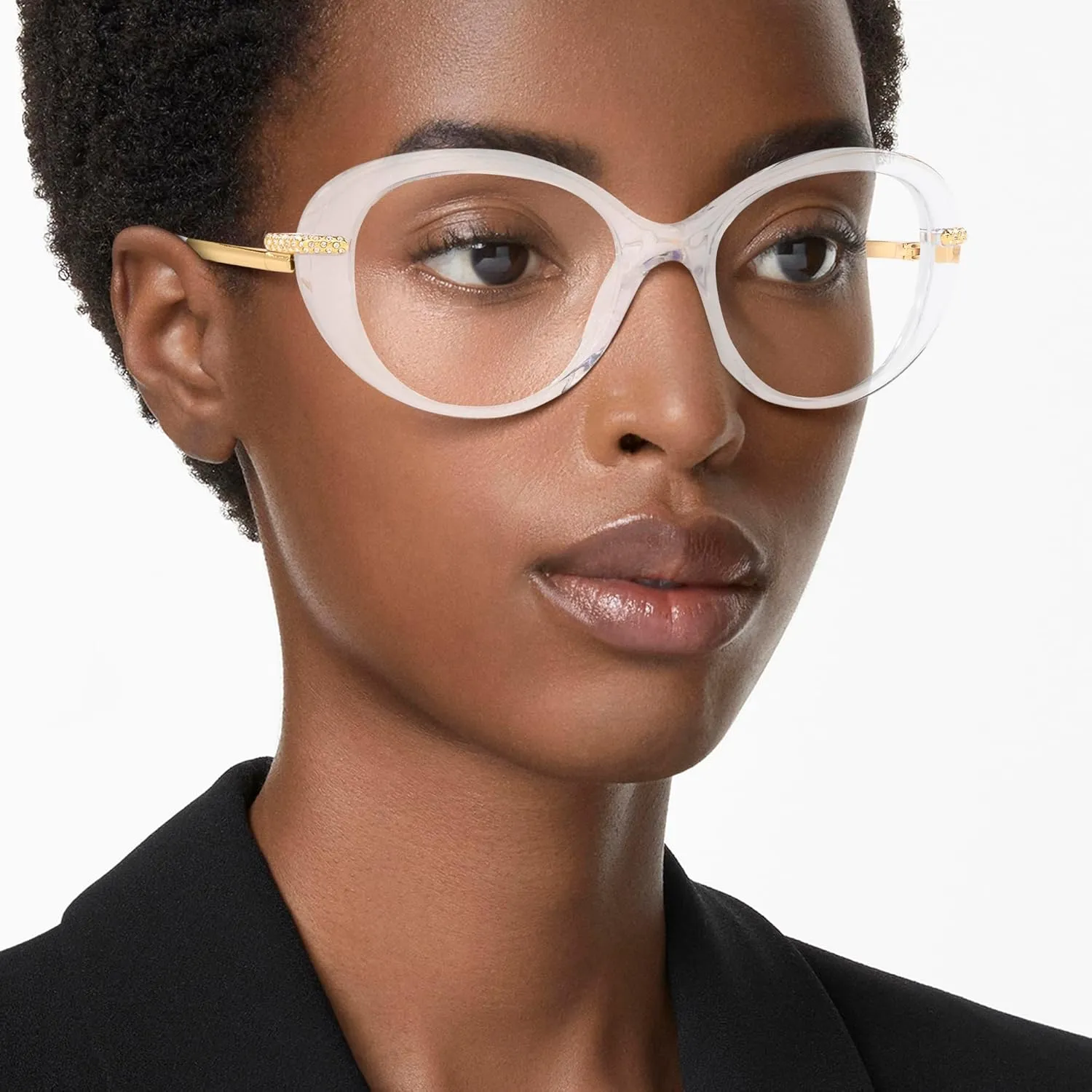 Swarovski Women's Sk2001 Oval Prescription Eyewear Frames