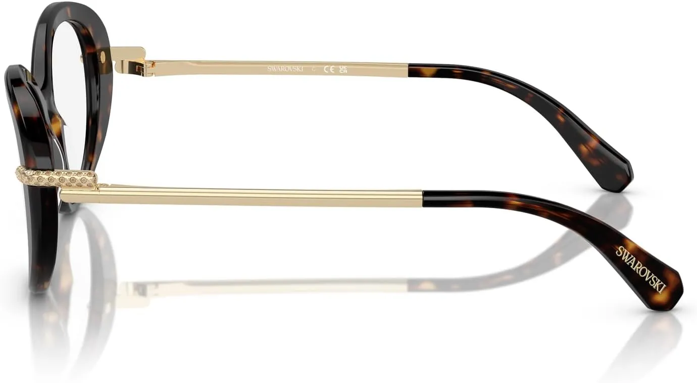 Swarovski Women's Sk2001 Oval Prescription Eyewear Frames