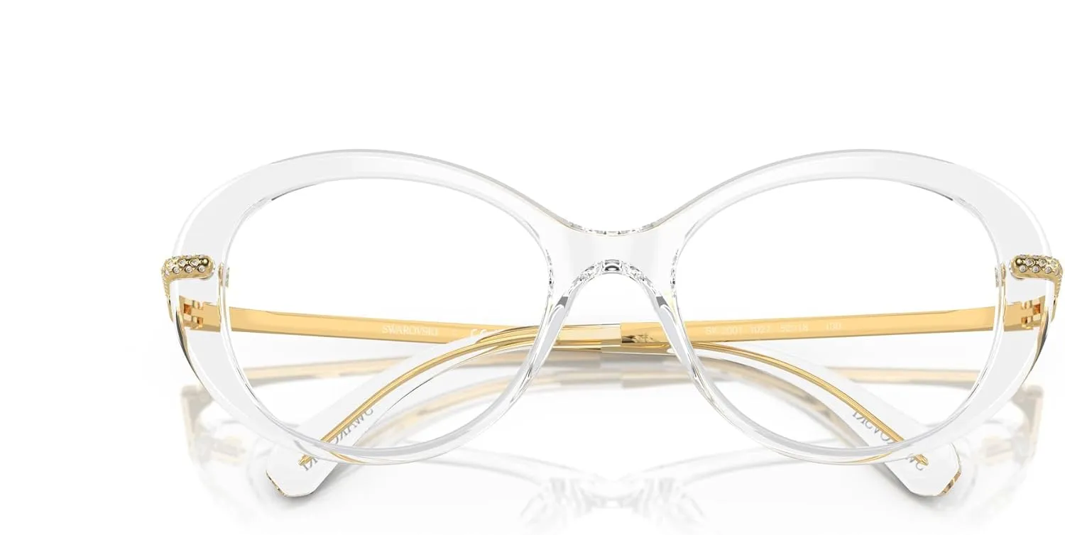 Swarovski Women's Sk2001 Oval Prescription Eyewear Frames