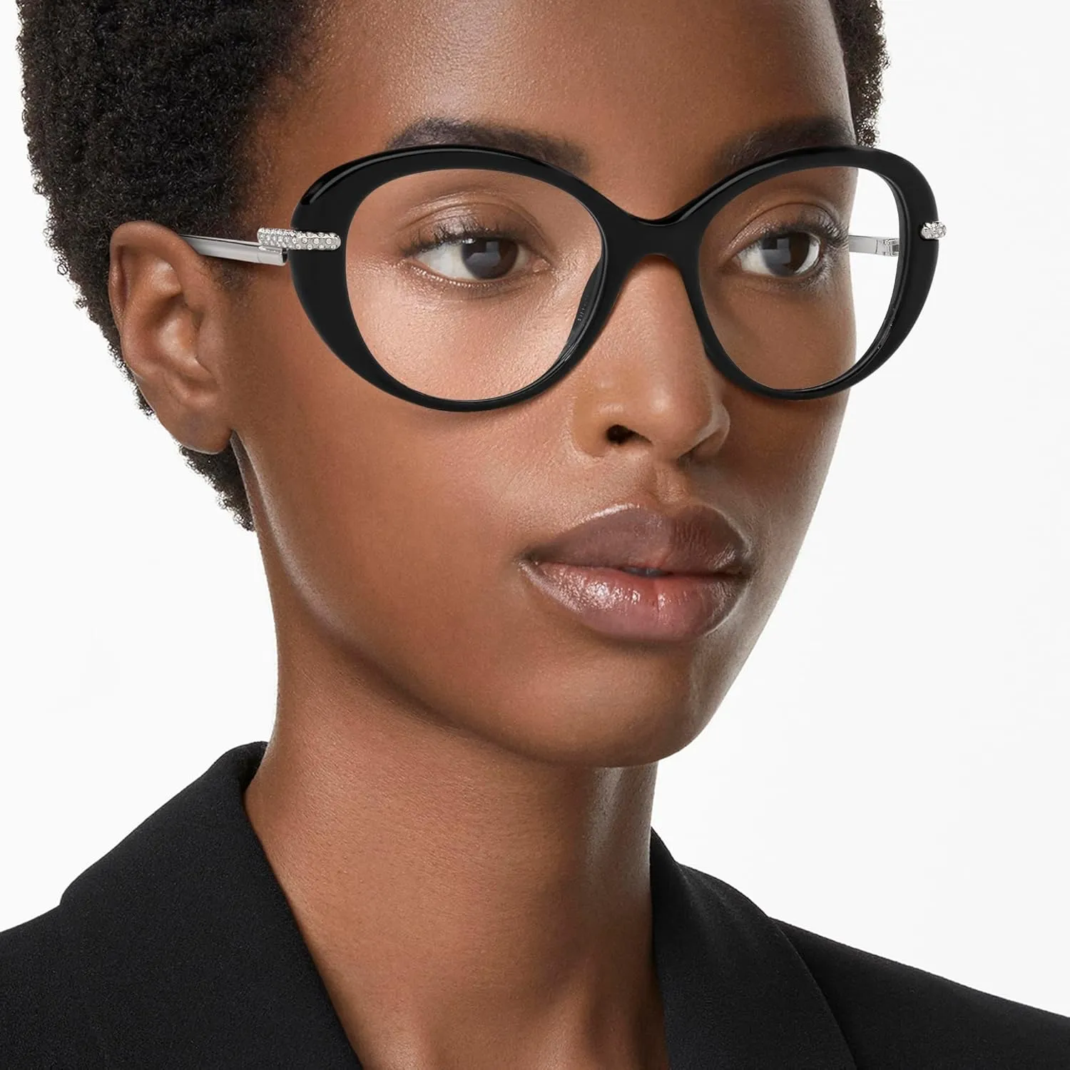 Swarovski Women's Sk2001 Oval Prescription Eyewear Frames