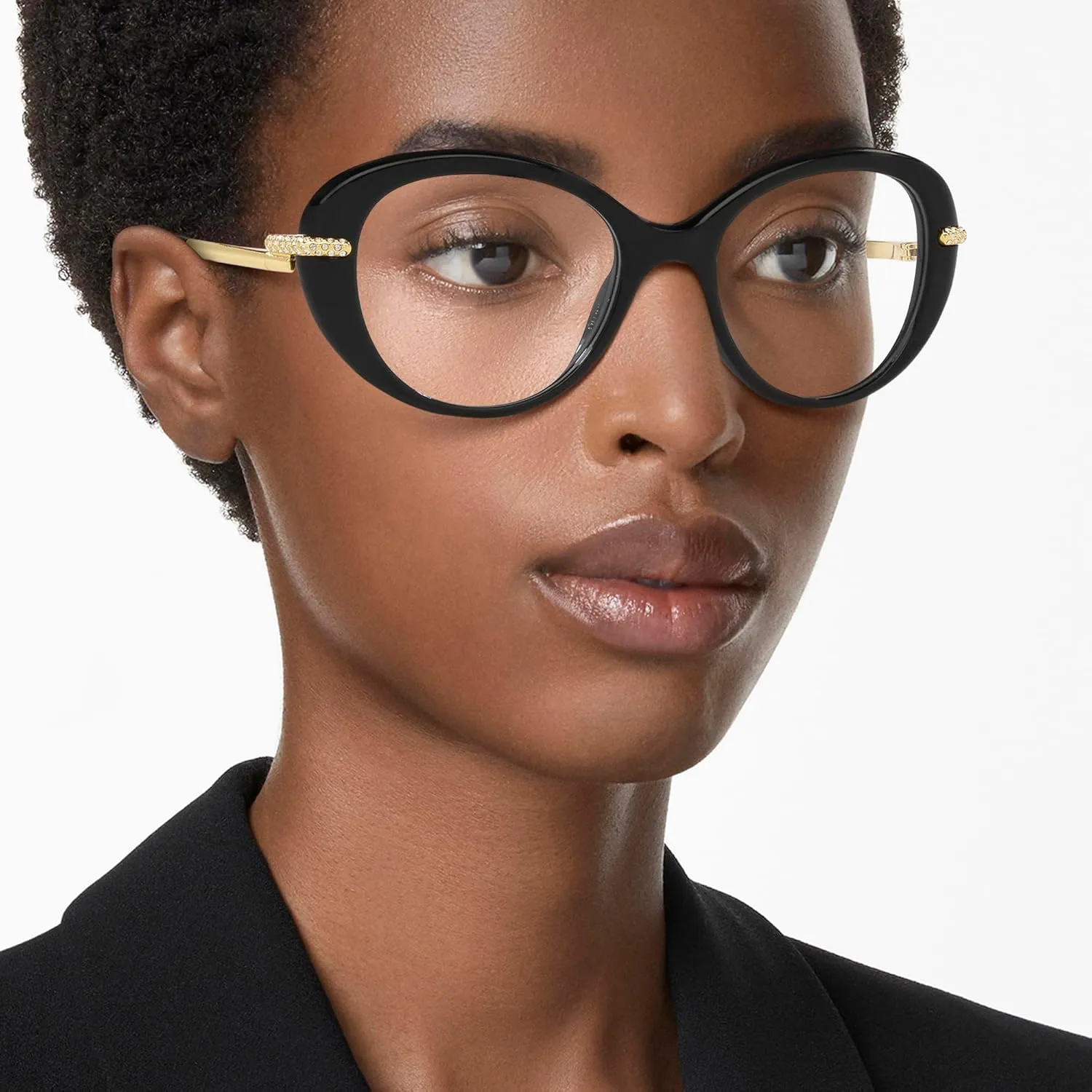 Swarovski Women's Sk2001 Oval Prescription Eyewear Frames