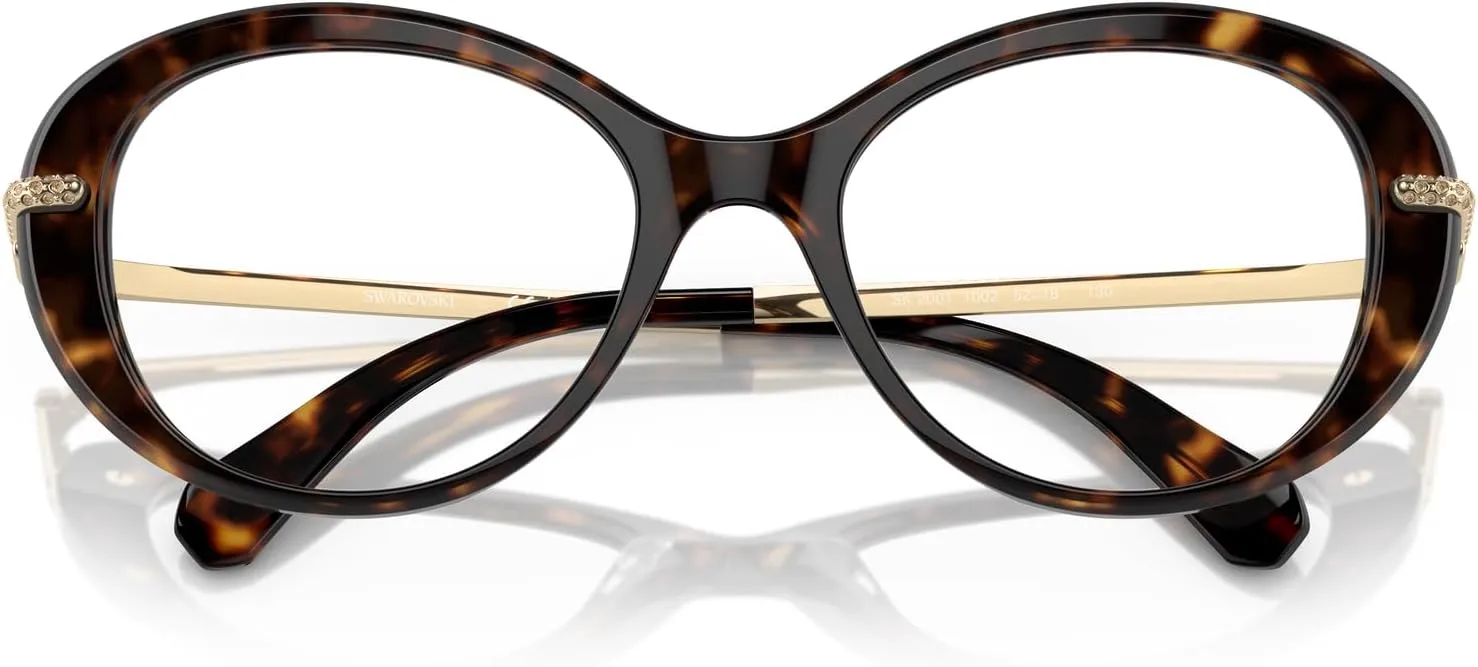 Swarovski Women's Sk2001 Oval Prescription Eyewear Frames