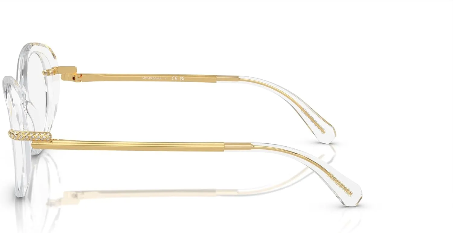 Swarovski Women's Sk2001 Oval Prescription Eyewear Frames