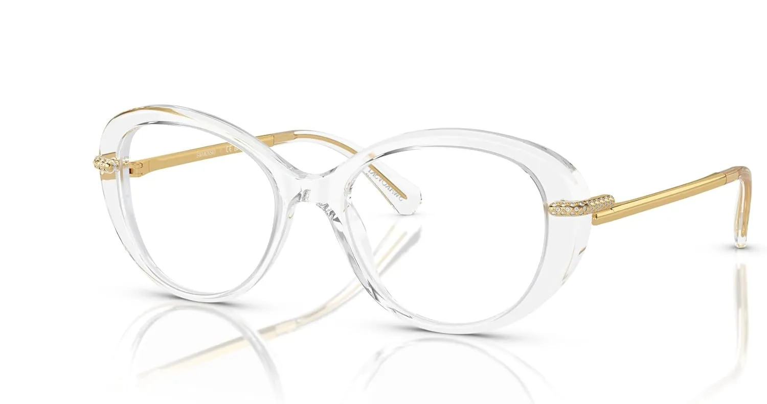 Swarovski Women's Sk2001 Oval Prescription Eyewear Frames