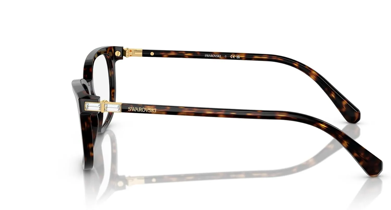 Swarovski Women's Sk2003 Rectangular Prescription Eyewear Frames