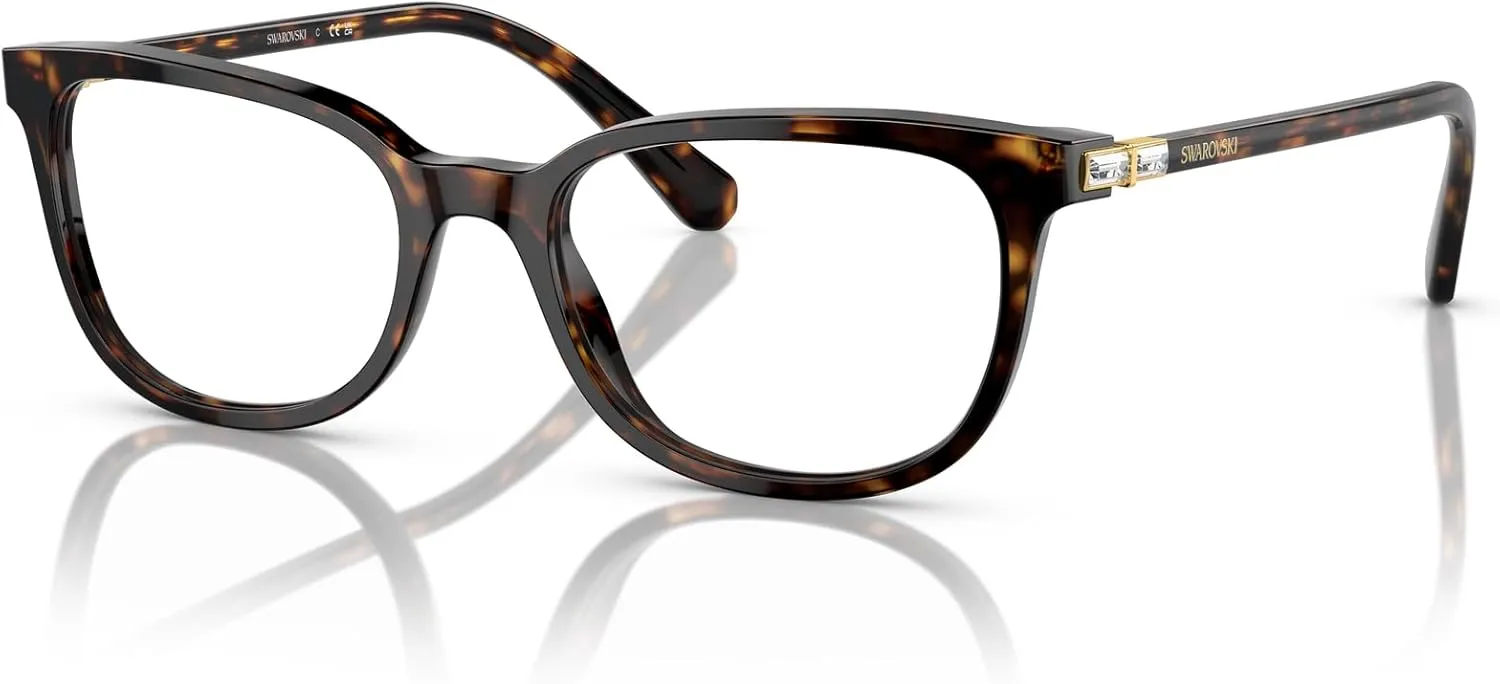 Swarovski Women's Sk2003 Rectangular Prescription Eyewear Frames