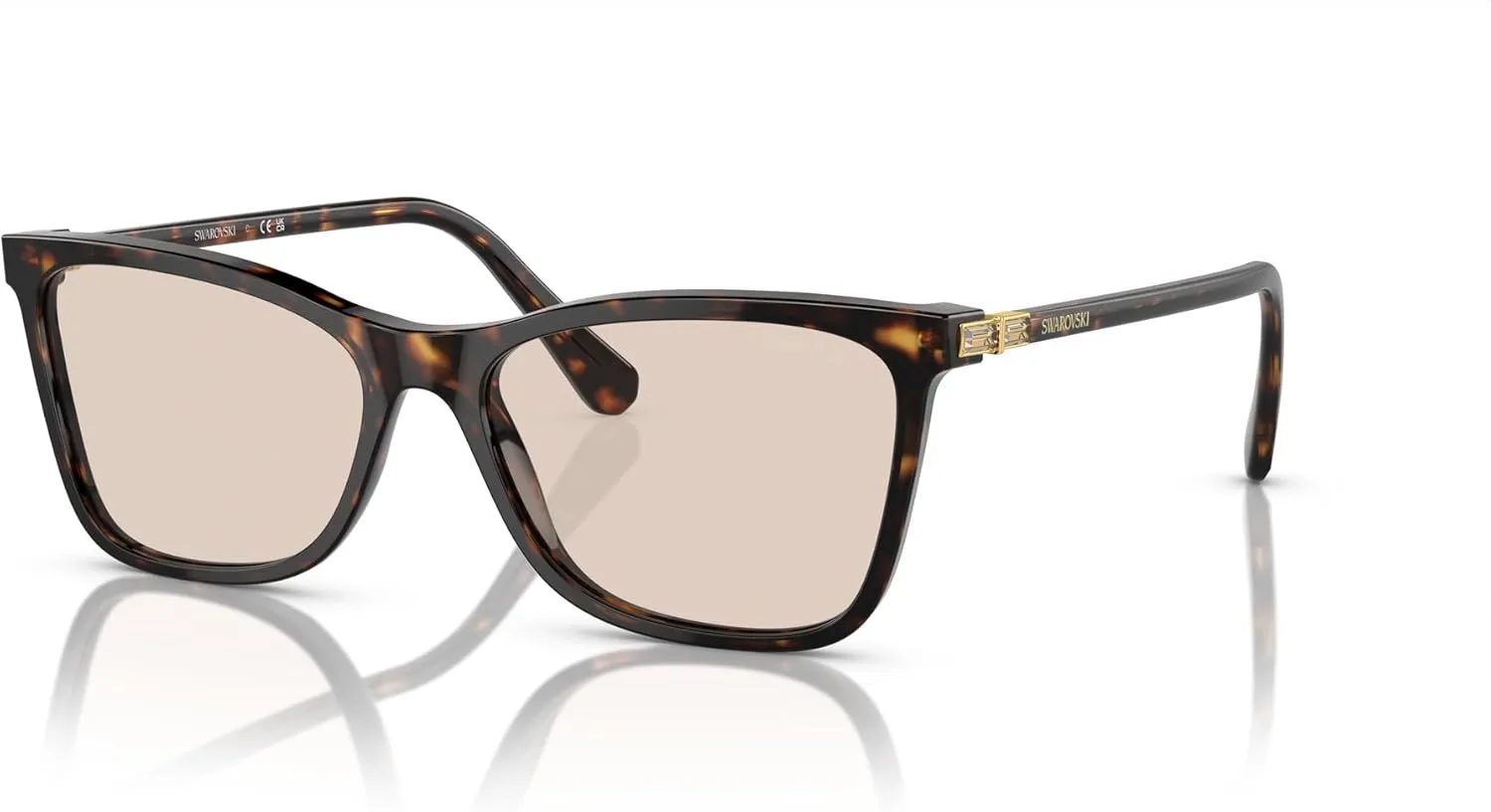 Swarovski Women's Sk6004 Rectangular Sunglasses