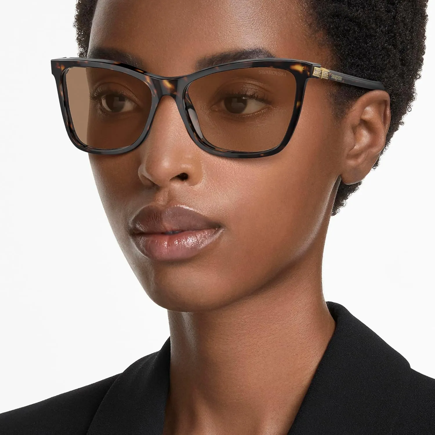 Swarovski Women's Sk6004 Rectangular Sunglasses