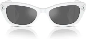Swarovski Women's Sk6019f Low Bridge Fit Oval Sunglasses