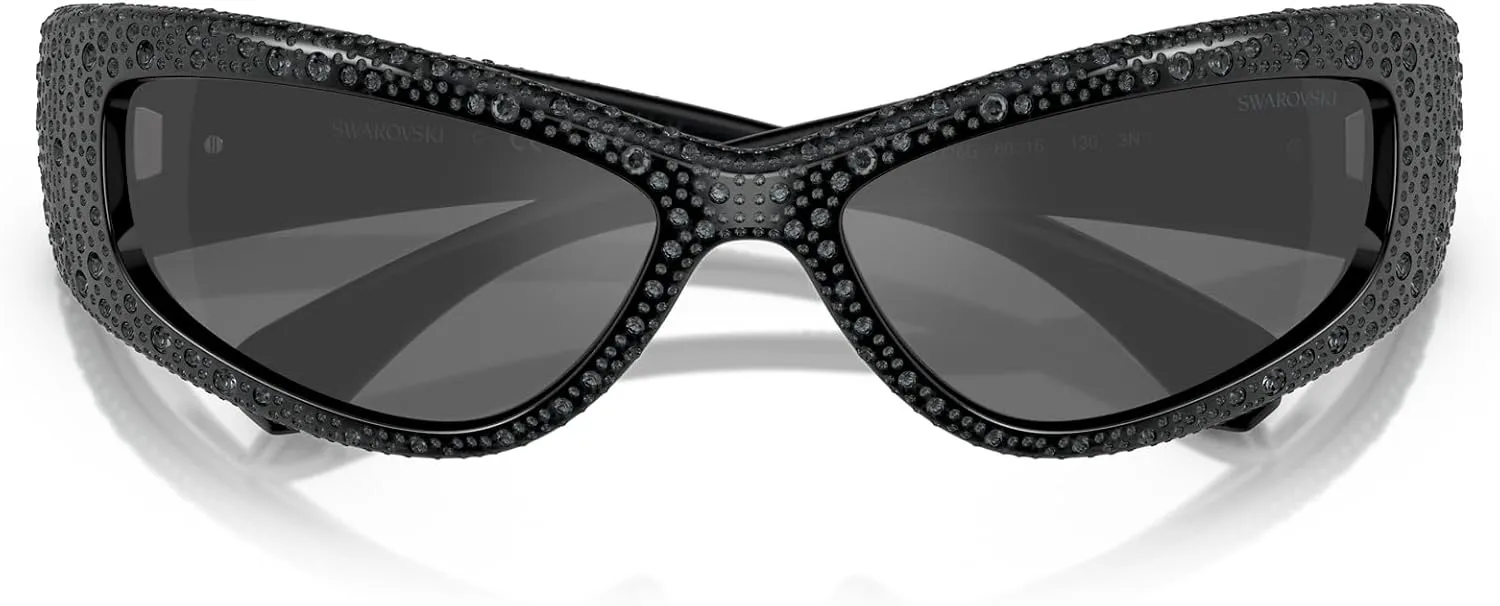 Swarovski Women's Sk6027 Rectangular Sunglasses