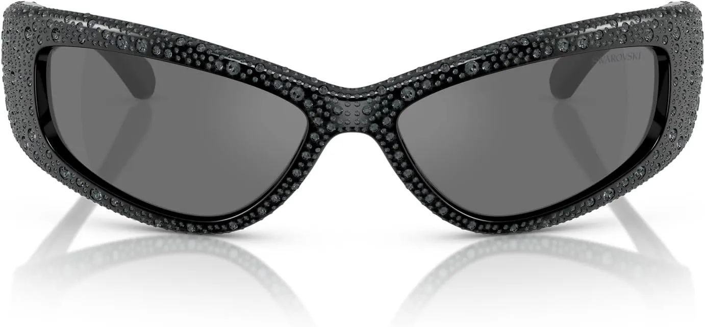 Swarovski Women's Sk6027 Rectangular Sunglasses