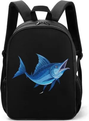Swordfish Marlin Sailfish Backpack Travel Backpack Daypack Purse Shoulder Bag Casual Daily Bag for Unisex
