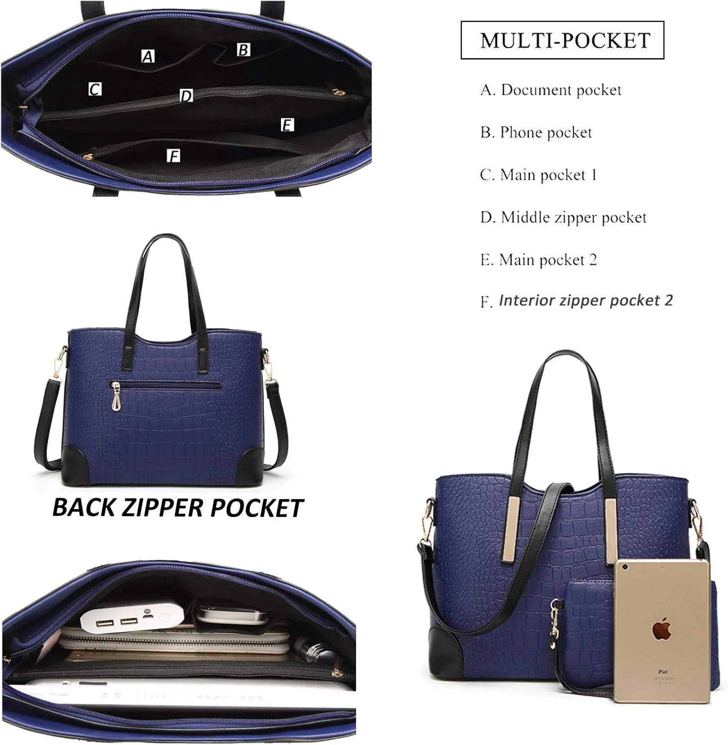 SYKT Purses and Handbags for Womens Satchel Shoulder Tote Bags Wallets