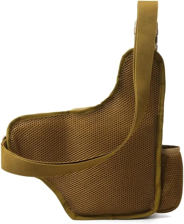 Tactical Backpack Multifunctional Outdoor Large Capacity Sling Shoulder Crossbody Bag for Every Day Carry (Yellow)