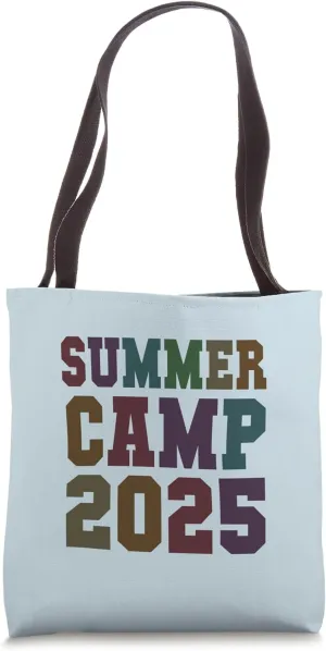 Teacher SUMMER CAMP 2025 Camping Host Crew Staff Besties Tote Bag