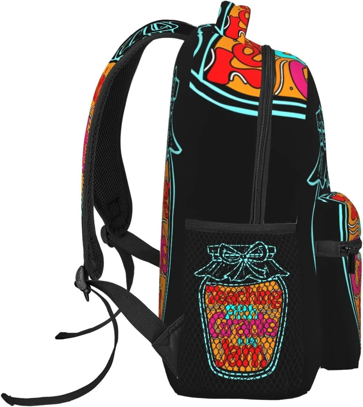 Teaching Fifth Grade ls My Jam Backpack Casual Laptop Backpack Lightweight Double Shoulder Bag Travel Daypack For Women Men
