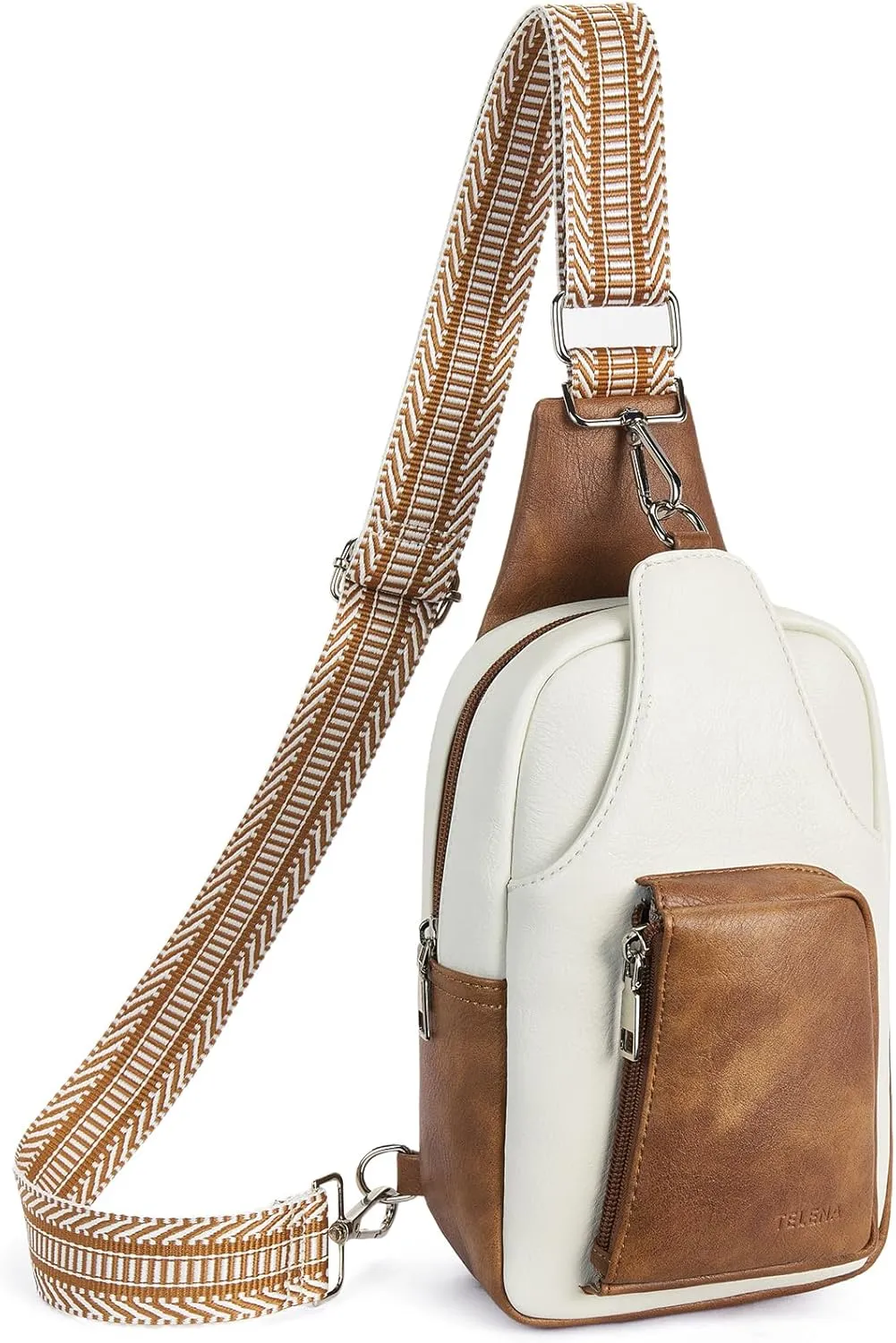 Telena Large Sling Bag Crossbody Bags for Women Fanny Packs Cross Body with Adjustable Strap