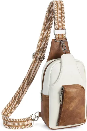 Telena Large Sling Bag Crossbody Bags for Women Fanny Packs Cross Body with Adjustable Strap