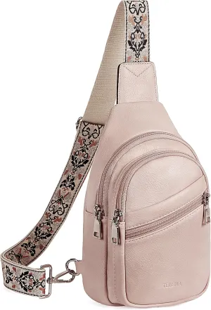 Telena Sling Bag for Women Crossbody Bags Purse for Women Vegan Leather Fanny Pack with Adjustable Strap