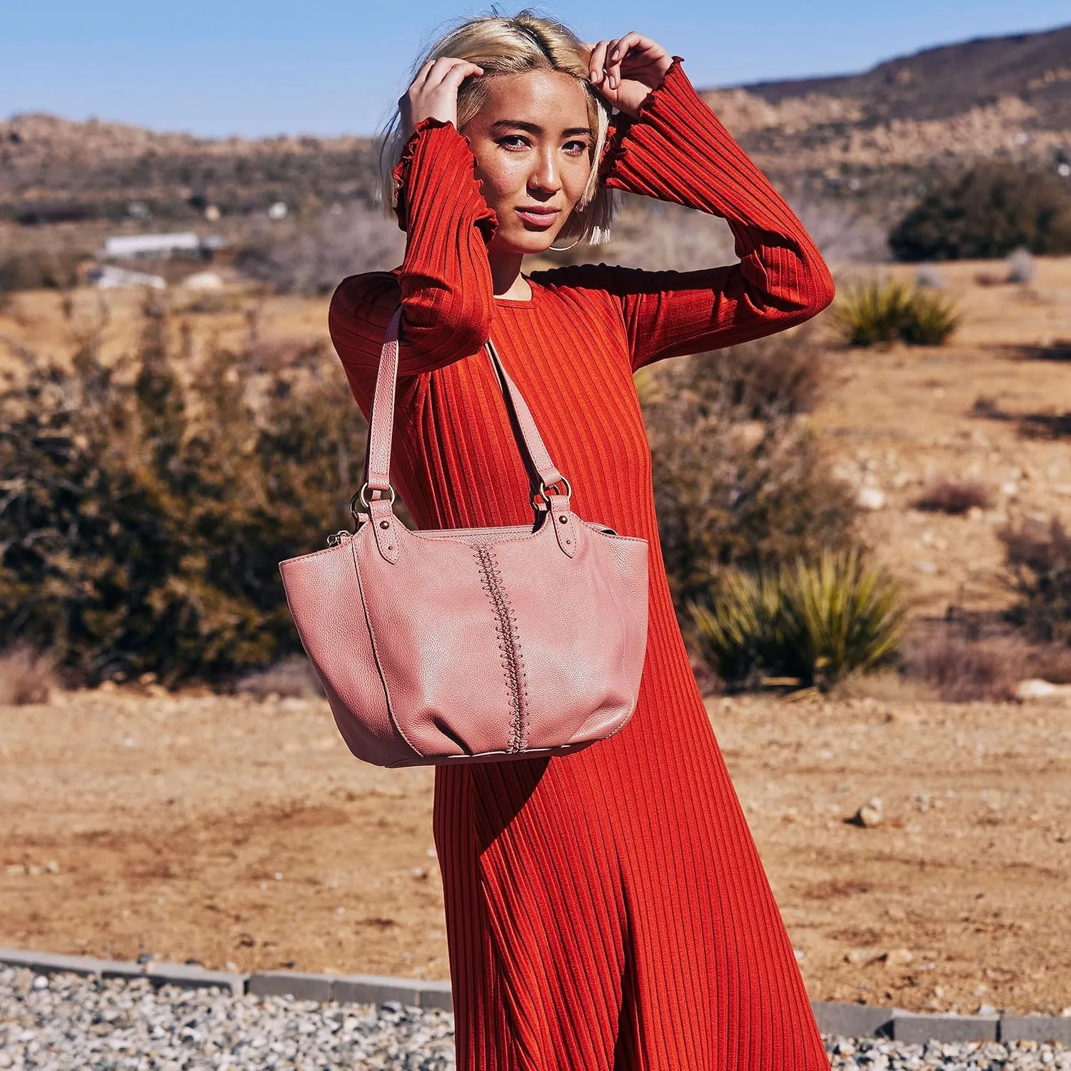 The Sak Bolinas Leather Satchel