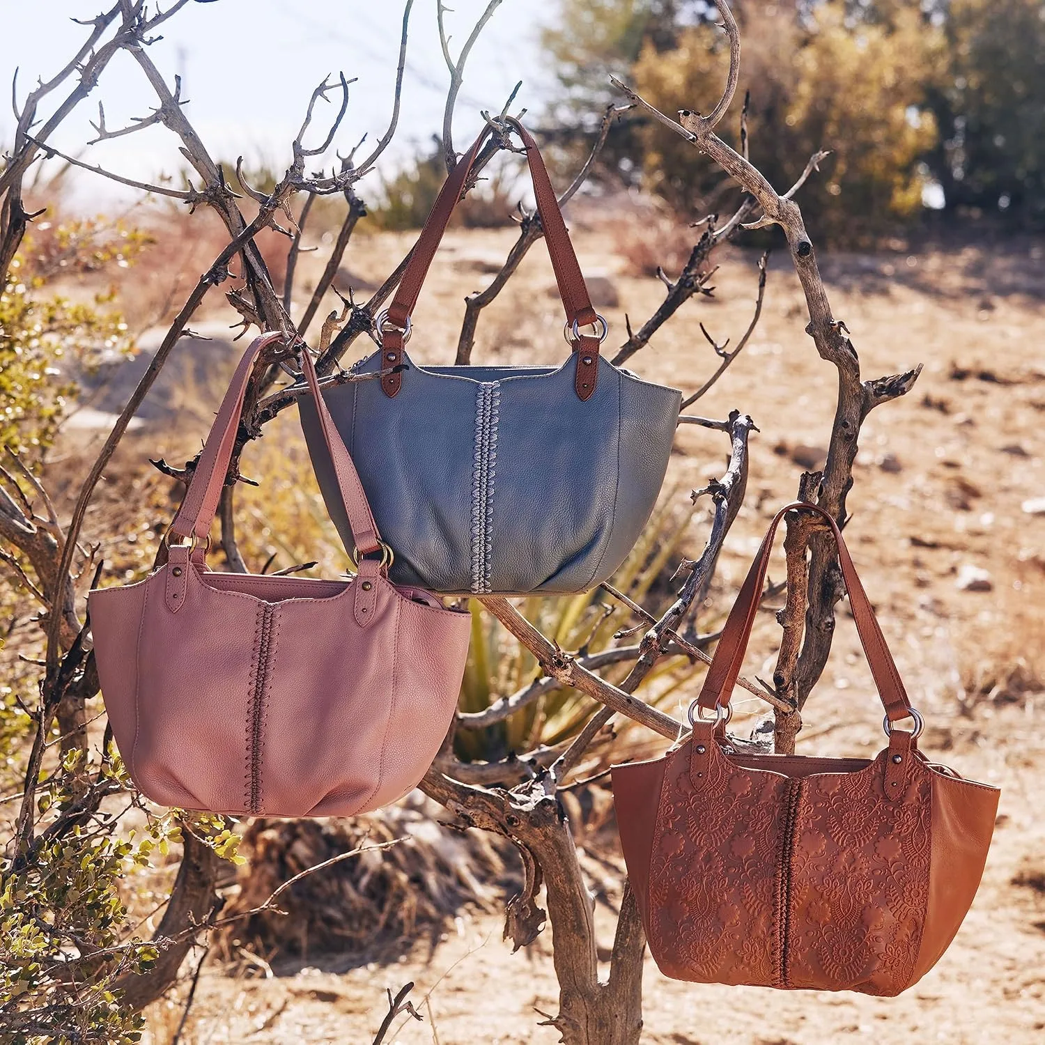 The Sak Bolinas Leather Satchel