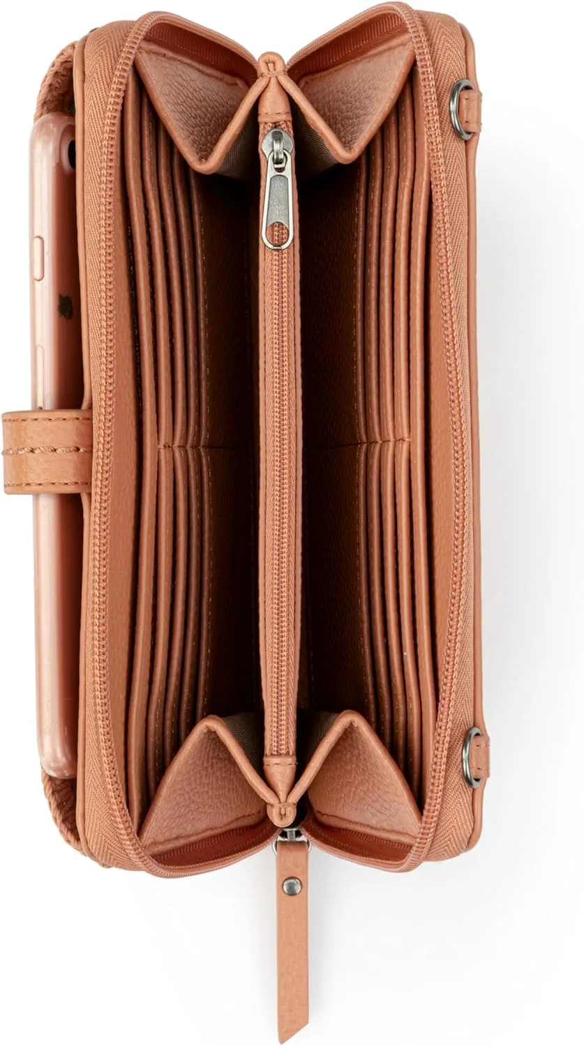 The Sak Iris Smartphone Crossbody Purse - Women's Cellphone Bag & Wallet For Everyday - Convertible Wristlet With Zipper