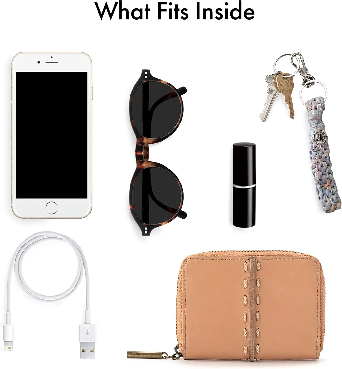 The Sak Tess Sling Purse - Small Woman's Crossbody Bag For Everyday & Travel - Handbag With Zipper Closure & Adjustable Strap