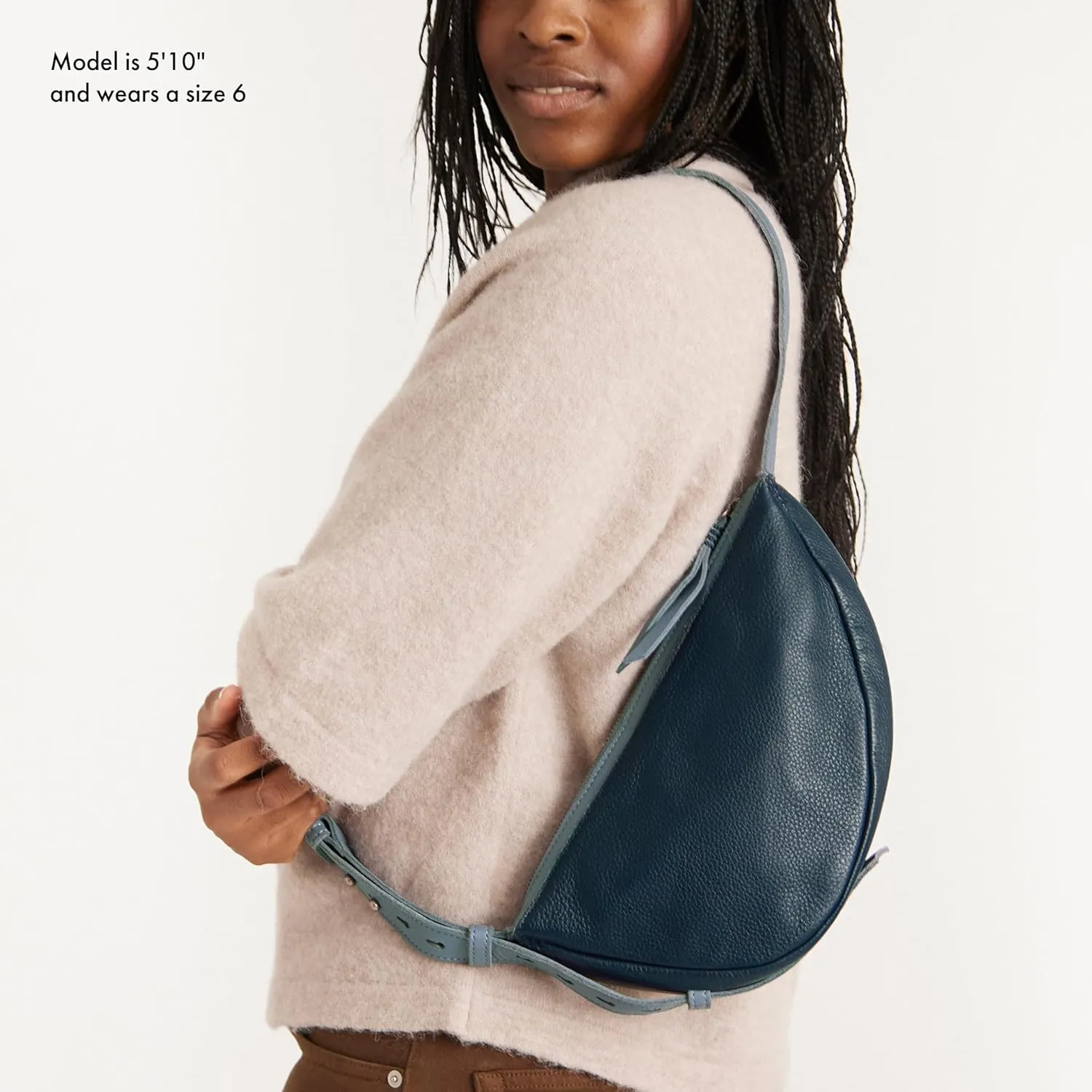 The Sak Tess Sling Purse - Small Woman's Crossbody Bag For Everyday & Travel - Handbag With Zipper Closure & Adjustable Strap