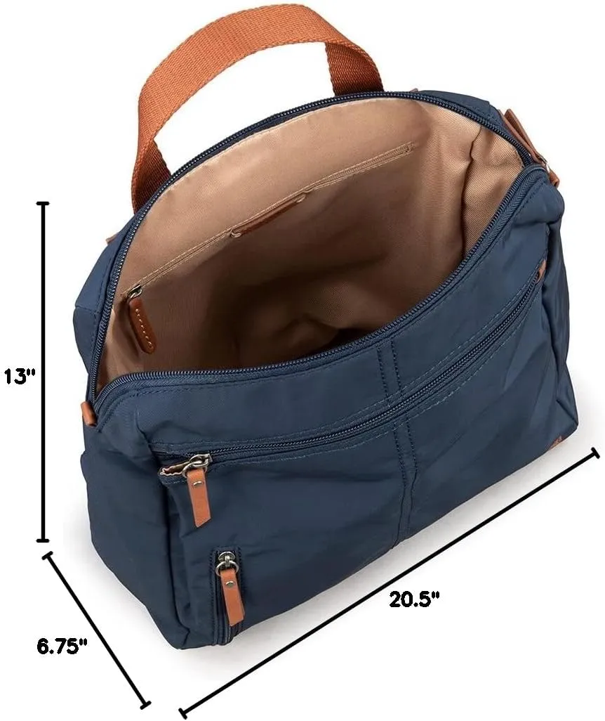 the sak Women's Esperato Recycled Nylon Backpack, Navy II, One Size