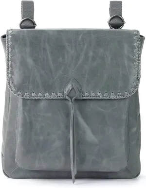 the sak womens Ventura Leather Convertible Backpack, Dusty Blue Crochet, One Size US