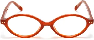 TIJN Olisa Blue Light Blocking Glasses for Women Men,Oval Glasses Frame Bluelight Glasses for Gaming/Computer/Screen