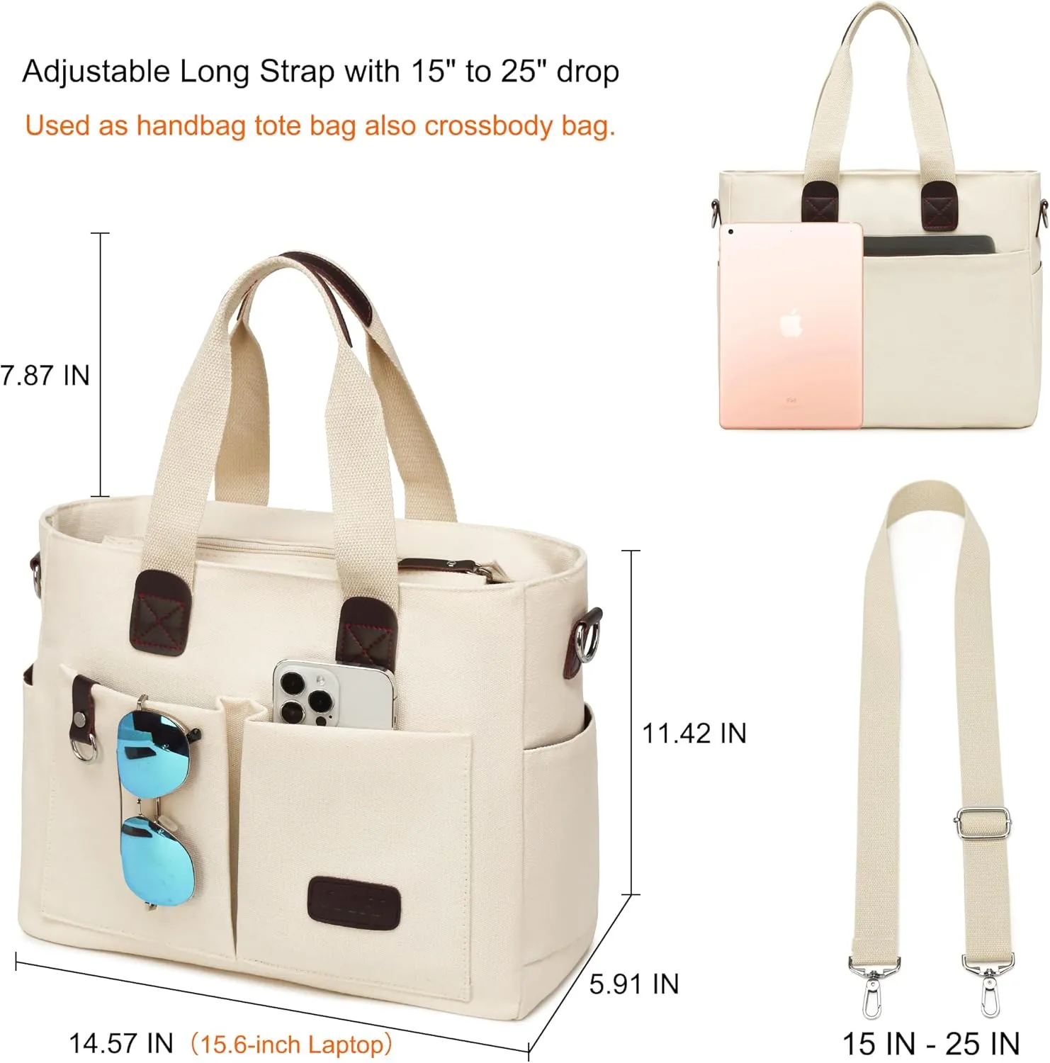 ToLFE Women Top Handle Satchel Handbags Tote Purse Shoulder Bag