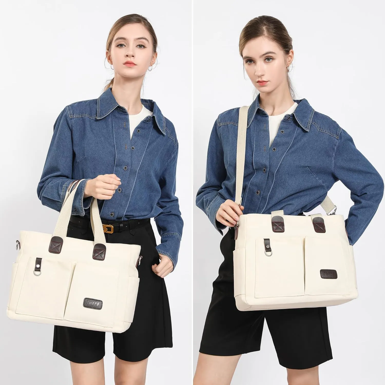ToLFE Women Top Handle Satchel Handbags Tote Purse Shoulder Bag