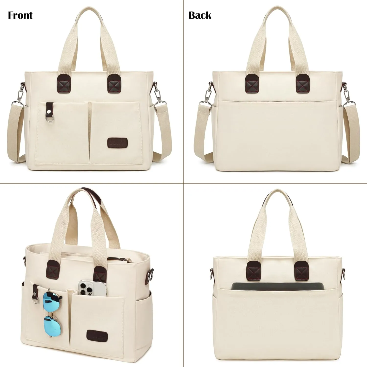 ToLFE Women Top Handle Satchel Handbags Tote Purse Shoulder Bag