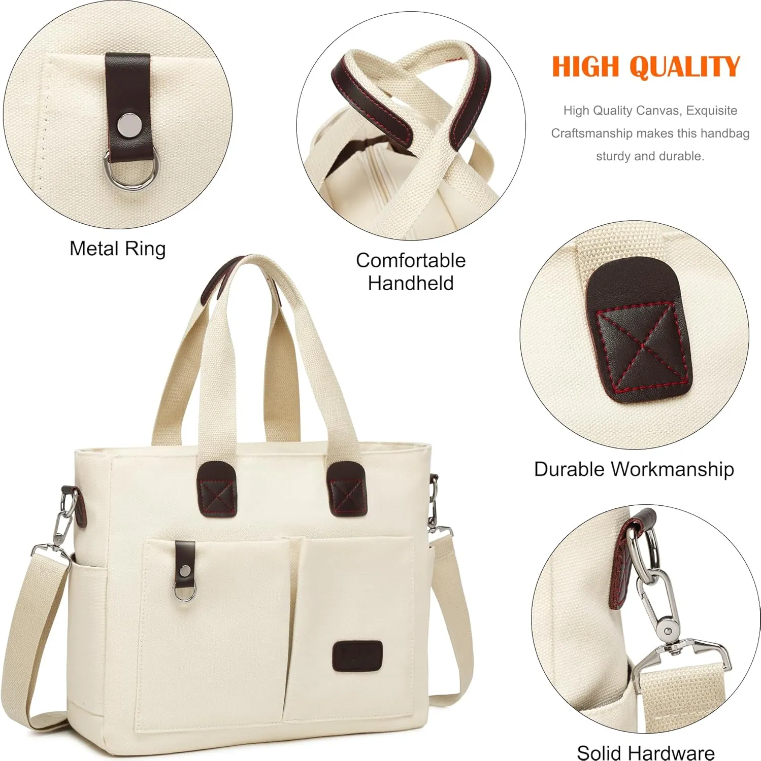 ToLFE Women Top Handle Satchel Handbags Tote Purse Shoulder Bag