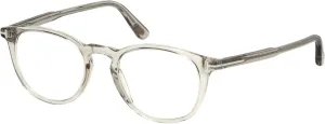 Tom Ford Oval Eyeglasses TF5401 020 Transparent Gray 51mm FT5401