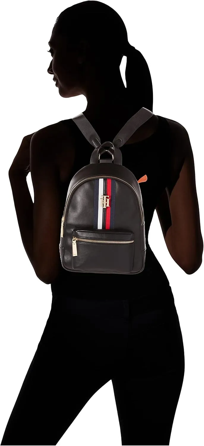 Tommy Hilfiger Womens Jaden Plus Backpack, Black