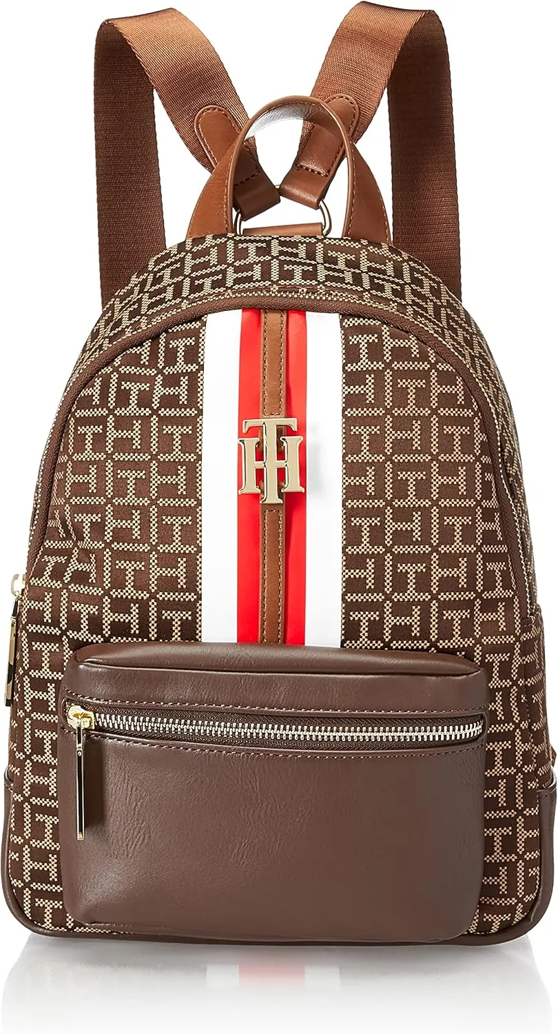 Tommy Hilfiger Womens Jaden Plus BACKPACK, Chestnut/Tannin