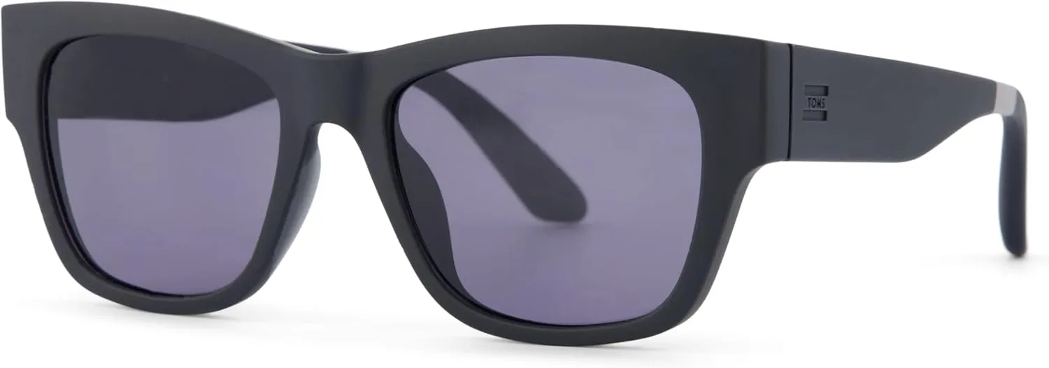TOMS Traveler Unisex Devon Rectangular Sunglasses