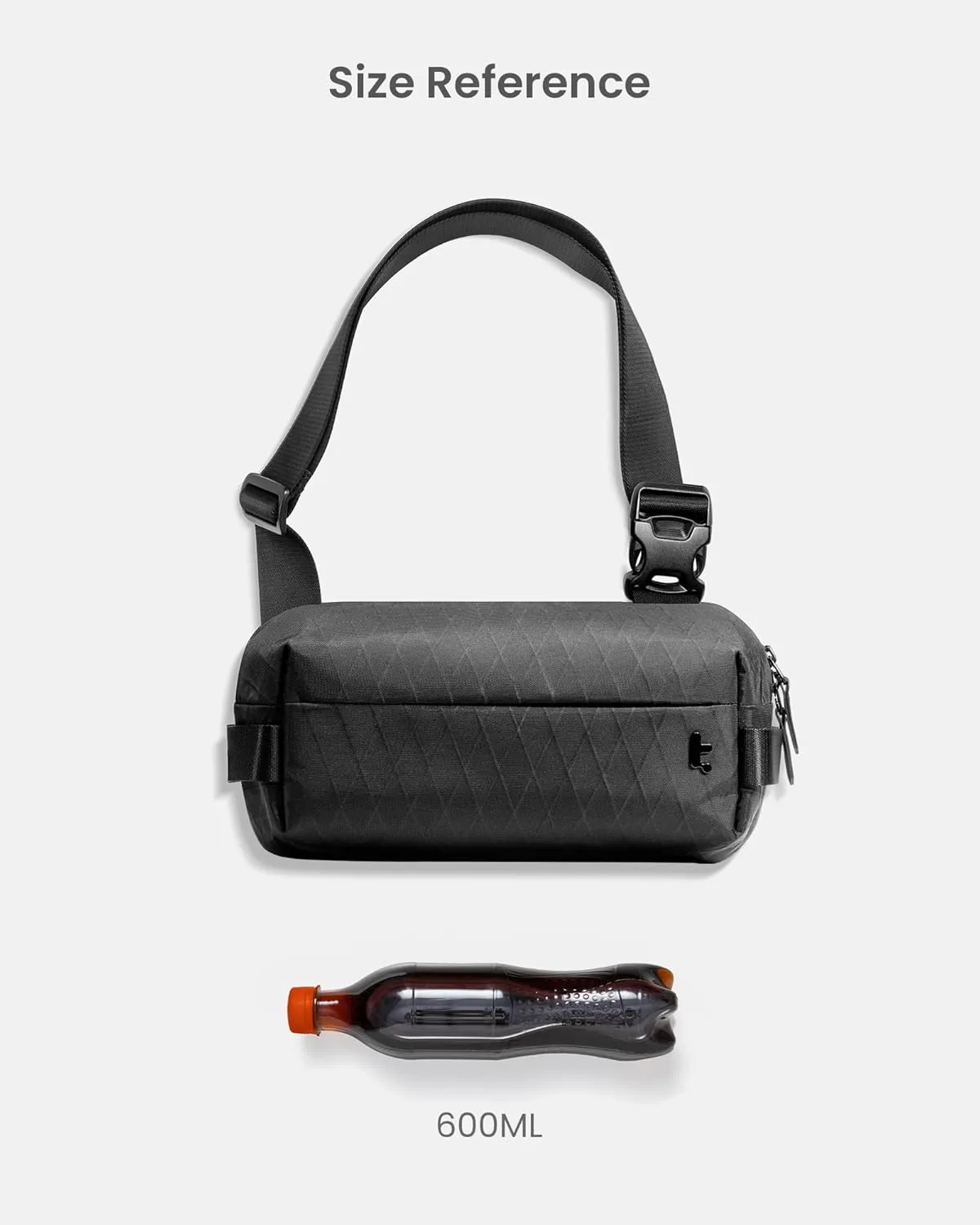 tomtoc Compact EDC Sling Bag, Chest Shoulder Crossbody Sling Daypack for Men Women, Water-resistant Lightweight Everyday Carry Casual Pack for Nintendo Switch 2, Tactical, Travel, Work, Gym, Sport